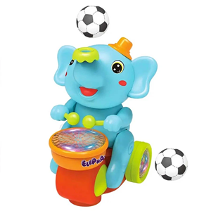 اسباب بازی فیل موزیکال و طبل زن Elephant Musican_اسباب بازی نوزادی